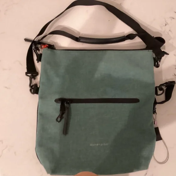 Sherpani Green and Black Crossbody Bag - Picture 5 of 9